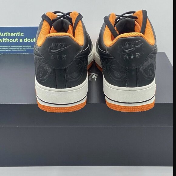 Nike Air Force 1 Halloween Size 12 DC8891-001 NEW WITH BOX 2021 - Picture 3 of 6
